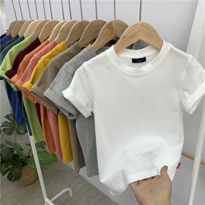 China 2021 summer breathable children's casual 2-14 year old toddler boy clothing custom printing T-shirts wholesale for sale