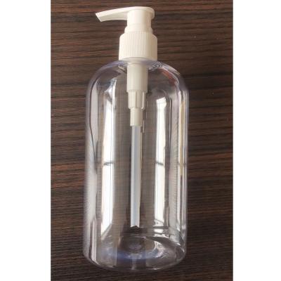 China BEAUTY PACKAGING Hand Sanitizer Bottle PET 500ml Empty Clear Plastic Bottle With Pump Shampoo Shower Gel Foaming Wash Soap Bottle for sale