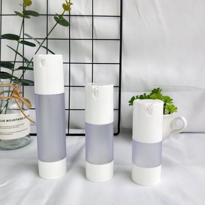 China 15 30 50ml matte type U shape airless cream bottle for sale