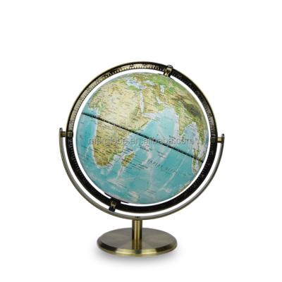 China 20cm Political 8 Inch Green Color World Globe Centerpiece World Globe Decorative Rotating Globes From China for sale