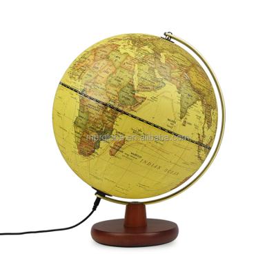 China Education Education Teaching Plastic World Globe 30cm Illuminated Globe for sale