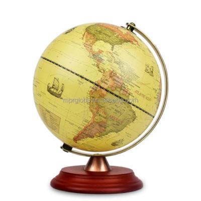 China Education Political Map Earth Globe Ball Studying Yellow for sale