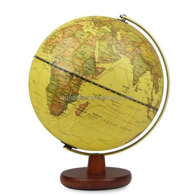 China Resource World Map Political Teaching Heritage Antique Ocean Globe Antique Ocean Globe World Globe for sale