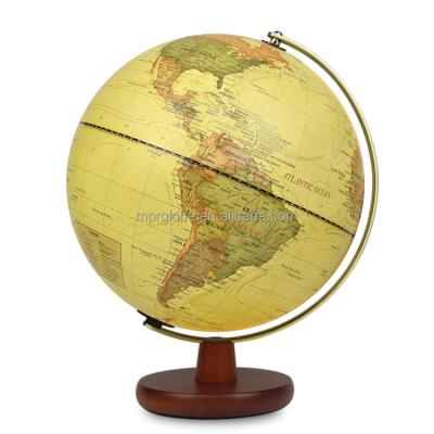 China Ocean political day decorative style globe map antique world globe for sale