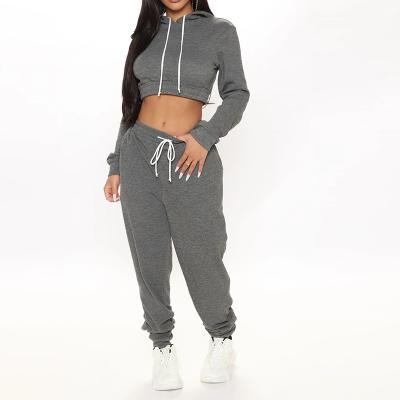 China Breathable Custom Hoodie And Jogger Lounge Logo Set Stripe Tracksuit For Women for sale