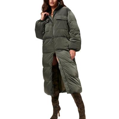 China Factory Wholesale High Quality Durable Winter Down Luxury Warm Comfortable Jacket Waterproof Long For Women for sale