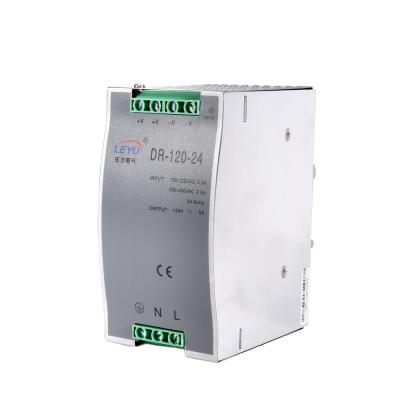 China Machinery Leyu DR -120-48 Easy To Install Din Rail Power Supply For Machinery Equipment for sale