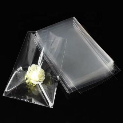 China Free Space Moisture Proof Transparent Polybag Cellophane Plastic Opp OPP Bopp Self Adhesive Bag for sale