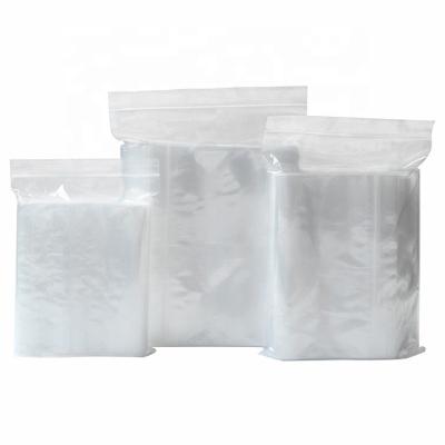 China Yiwu Manufacturer Professional Reusable Moisture Proof Clear PE Plastic Ziplock Bag for sale