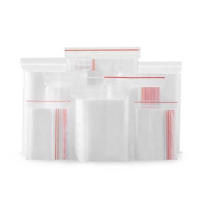 China Mini Size Plastic Zipper Zip Lock Moisture Proof Custom Plastic Bags Waterproof Ziplock Bag for sale