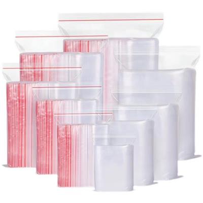 China 2023 Customs PE Moisture Proof Resealable Clear Plastic Storage Ziplock Bag for sale