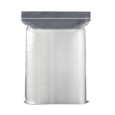 China Custom Size Zipper Moisture Proof Custom Clear Bag Self Seal Ziplock Plastic Food Packaging Bag for sale