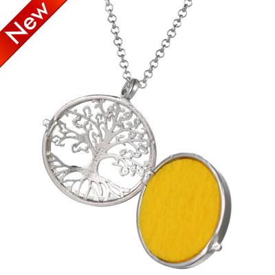 China Delicacy Good Quality Aromatherapy Essential Oil Diffuser Hanging Necklace for sale