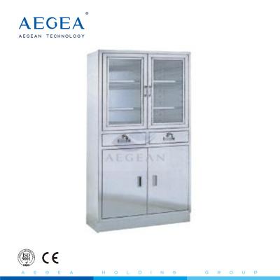 China AG-SS004 Stainless steel locker medical surgical storage cupboard sales for sale