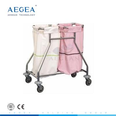 China AG-SS019 com do hospital diferente de dois o trole waste movente sacos da cor à venda