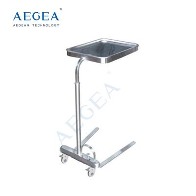 China AG-SS008C stainless steel base mobile operating room surgical instrument table for sale