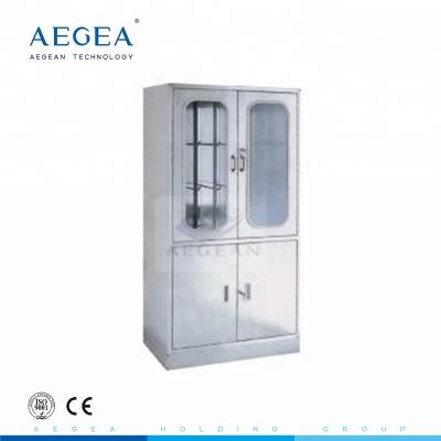 China Gabinete del acero del armario del instrumento del almacenamiento del hospital del guardarropa AG-SS005 en venta