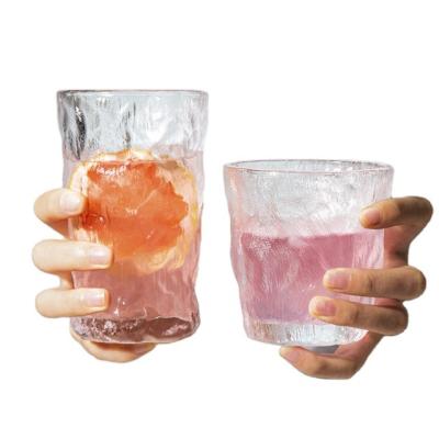 China Fragile Professional Factory China Made 370Ml Clear Lightweight Transparent Water Glass Cup Soda Lime Glass Cup for sale