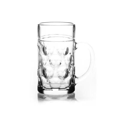 China CLASSIC High Quality Tall Size Beer Drinking Glass Mugs Customized Tableware For Home Restaurant Hotel for sale