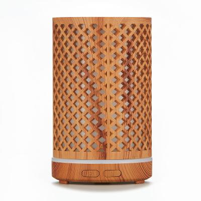 China Variable Colors LED Light Hot Sale Unique Products Wooden Aroma Diffuser for sale