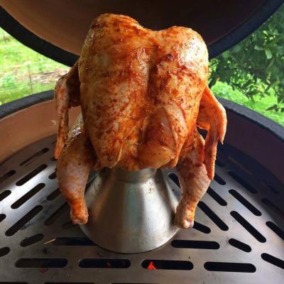 China BARBECUE Dustproof Spare Parts Holder Stainless Steel Classroom Food Turkey Babysitter Accessory Beer Can Large for sale