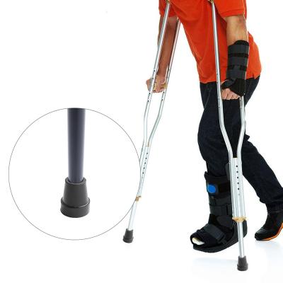 China Rubber Cane Crutch Tips Heavy Duty Cane Tip Replacement Self Standing Strong Grip For Walking Stick Folding Cane for sale