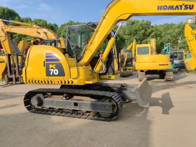 China Original Japan Used Excavator Komatsu PC70-8 Crawler Type Excavator for sale