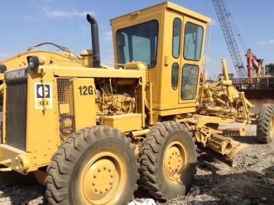 China Heavy Duty 12G Used Caterpillar Motor Grader Noise Reduction Easy Operation for sale