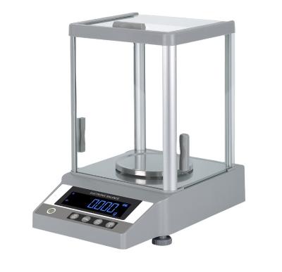 China Stainless Steel+ABS Laboratory Balance 0.001g LCD Display RS232 Display Large Weighing Super Accuracy Balance for sale