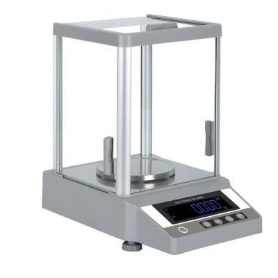 China Stainless Steel+ABS 1mg High Precision Analytical Balance Balance Jewelry Scale for sale