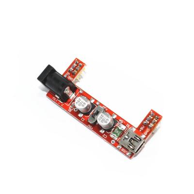 China 2 Channel Roll Board Dedicated Red Power Supply Module 5V/3.3V PCB Power Supply Module for sale