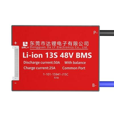 China DALY Smart BMS Lithium Battery Pack 30A 40A 60A 80A 100A 120A 150A 200A 300A 400A 500A Li-ion 13S 48V 100A 18650 Battery Charger for sale