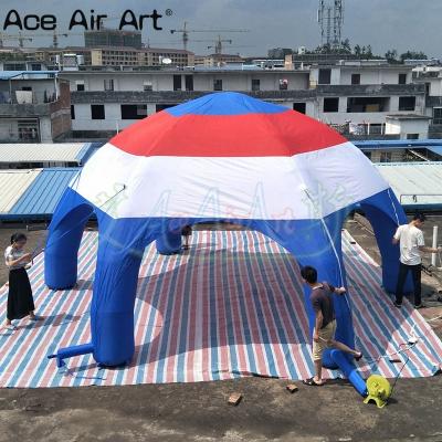 China 7m Diameter Portable Inflatable Spider Tent Dome Canopy Lawn Inflatable Tent With Free Blower For Shelter And Sale In France/Canada for sale