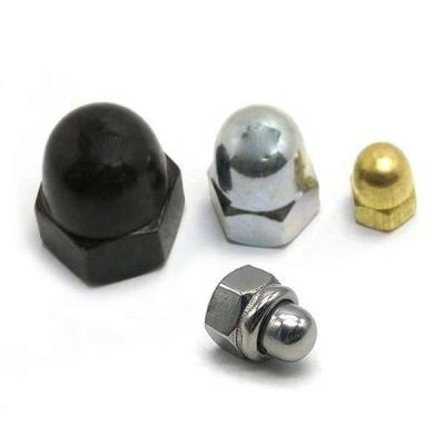 China Wholesale High Quality China Heavy Industry Hex Nut Flange Dome Nuts Acorn Hex Cap Nuts for sale