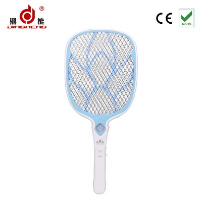 China Eco-friendly New Sustainable Household LED Rechargeable Electric Mosquito Swatter Racket for sale