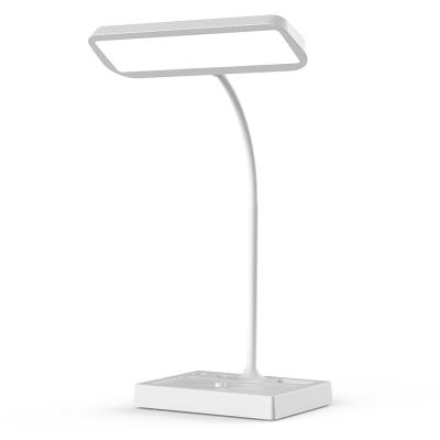 China Factory Wholesale Modern 9W Led Desk Lamp Study Lamp With Pen Holder Eye-Caring LED Table Lamp With USB Port for sale