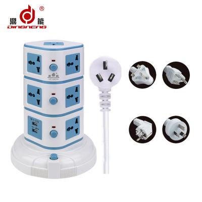 China Yufeng commercial creative vertical CABLE SOCKET charging station 110 volt electrical outlets and outlets for sale