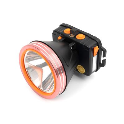 China Luxury Led Headlight 3 Modes 18650 Rechargeable Battery Headlight With Blinking Light for sale