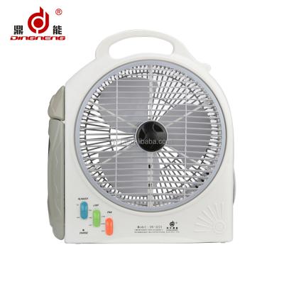 China Plastic Fashionable Led Multifunctional Rechargeable Light Stand Fan With Night Lampamp for sale