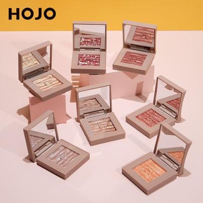 China HOJO Glitter Eyeshadow Palette Fashion Best Selling Waterproof Shimmer Eyeshadow With Private Label for sale