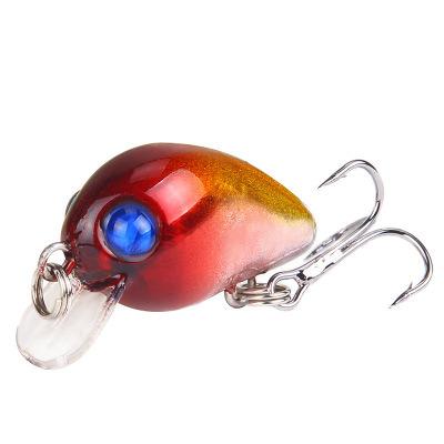 China Plastic+Metal Fishing Lure Crankbait Mini Minnow Square Bill Crankbait Artificial Bait for sale