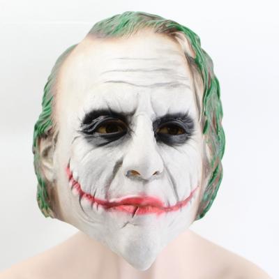 China Full Silicone Halloween Joker Head Mask , Custom Latex Funny Masks for sale