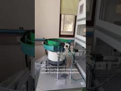 Video of automatic eddy current hardness sorting bolt