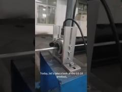 GS18 eddy current nondestructive inspection tester online inspection video of steel strip.