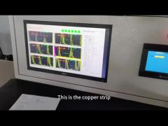 Ultrasonic equipment using water as the medium online detection of copper master tape internal defec