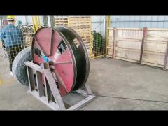 Video of online eddy current testing for alloy spring flat steel wires used in automobiles
