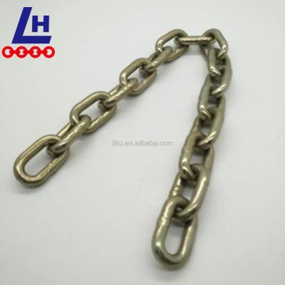 China G70 NACM90 USA Standard Color Galvanized Down Link Chain Rigging Lifting Chain for sale