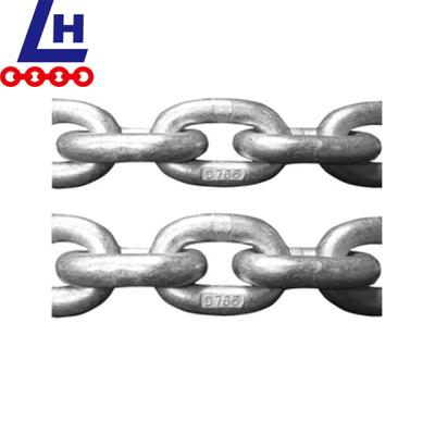 China Ordinary Mild Rigging Electro G30 Galvanized Long Link Chain DIN766 Low Carbon Steel Lifting Chains for sale