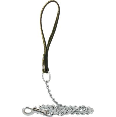 China One Piece High Quality Pet Products Pet Chains Chain Hook Pet Products Dog Animal Twisted Chain With Snap Hook for sale