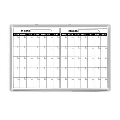 China Factory Magnetic Whiteboard Professional Wall Mounted Corrugated Planner Weekly Calendar for sale